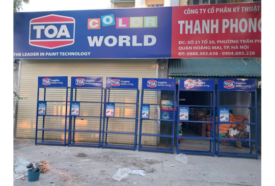 POSM Showroom Kệ Trưng Bày